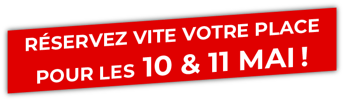 Reservez vite vos places - bandeau